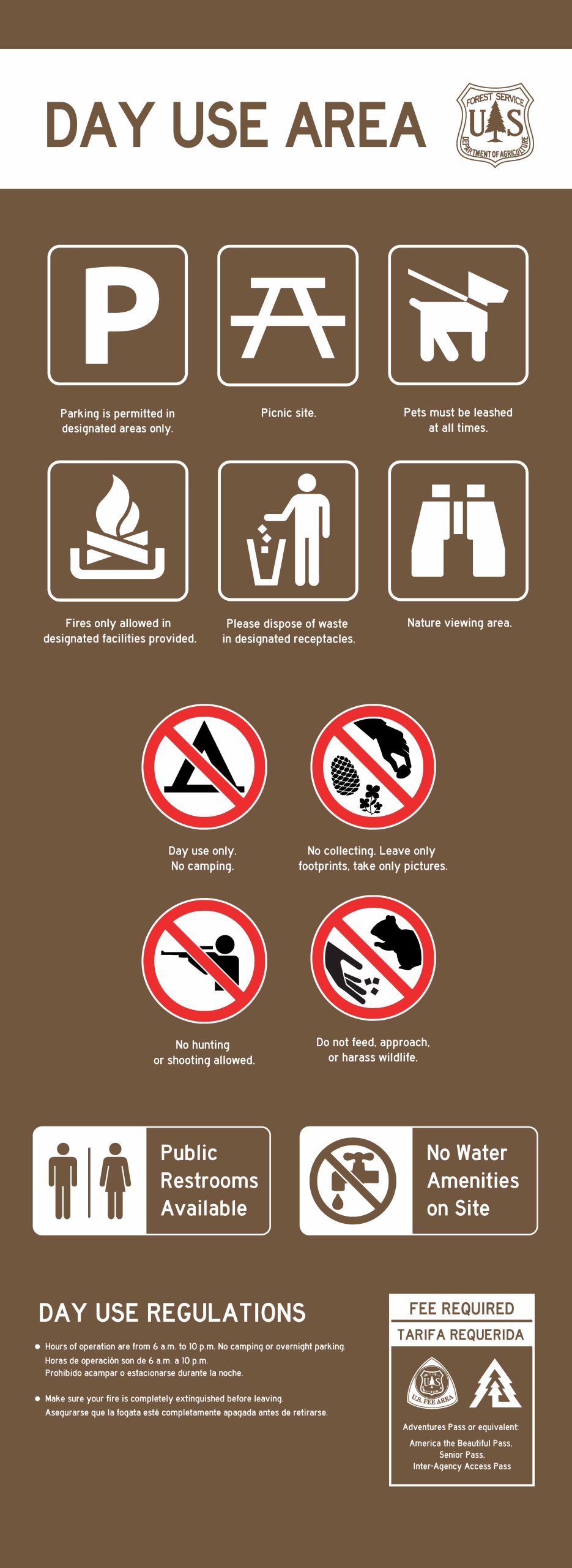 Elizabeth Lakes Day Use Area Regulations
